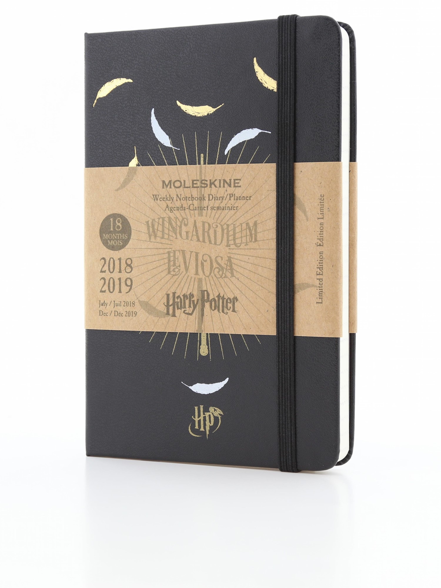 Moleleskine 18M Limited Edition Harry Potter Weekly Notebook Pocket Black