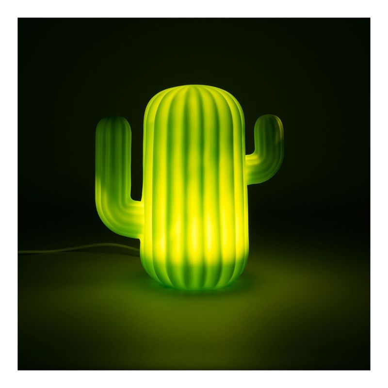Mustard Cactus LED Lamp