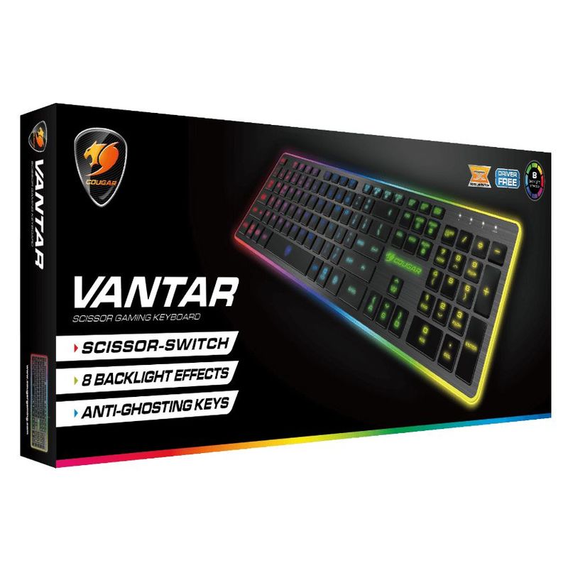 Cougar Vantar Gaming Keyboard -Scissor Switch - Black