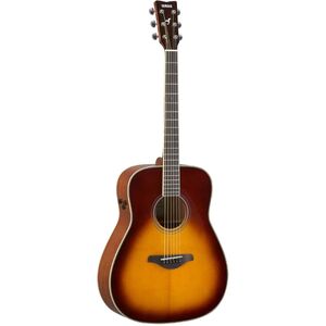 Yamaha FG-TA TransAcoustic Acoustic-Electric Guitar Brown