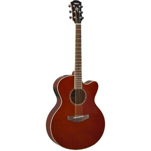 Yamaha CPX600 Electric-Acoustic Guitar Root Beer