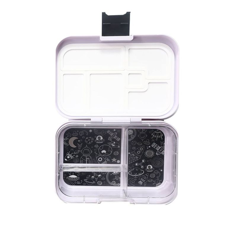 Munchbox Mega3 Milky Way White/Black Lunchbox