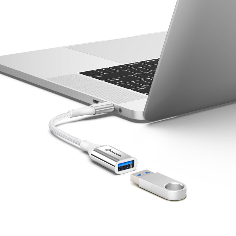 Alogic Super Ultra USB 3.1 USB-C To USB-A Adapter 15cm Silver