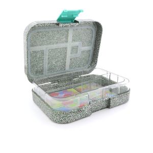 Munchbox Sparkle Aqua Midi5 Artwork Tray Aqua Lunchbox