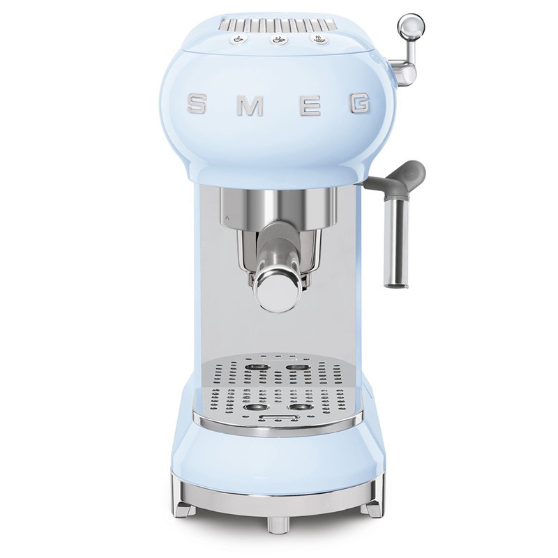 SMEG 50's Retro Style Espresso Coffee Machine - Pastel Blue