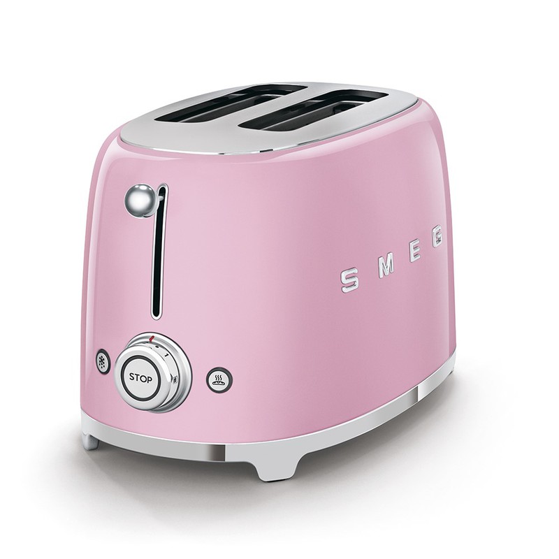 SMEG 2 Slice Toaster 50's Retro Style - Pink