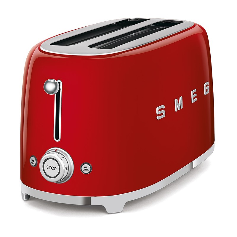SMEG 4 Slice Toaster 50's Retro Style Red 