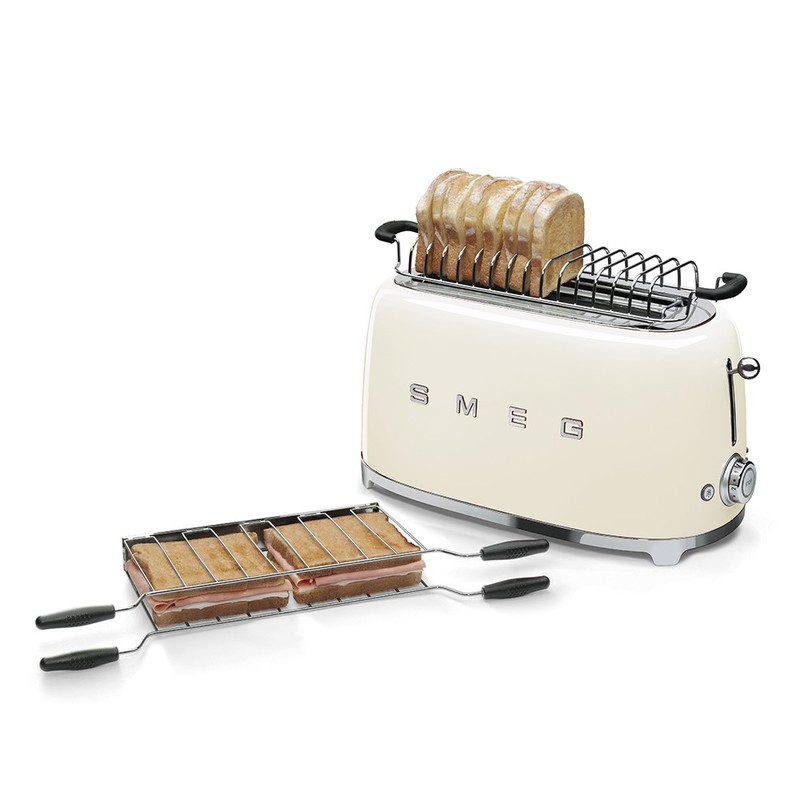 SMEG 4 Slice Toaster 50's Retro Style Cream