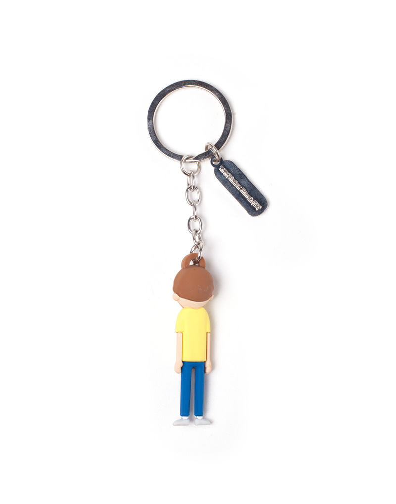 Difuzed Rick & Morty 3D Rubber Multicolor Keychain