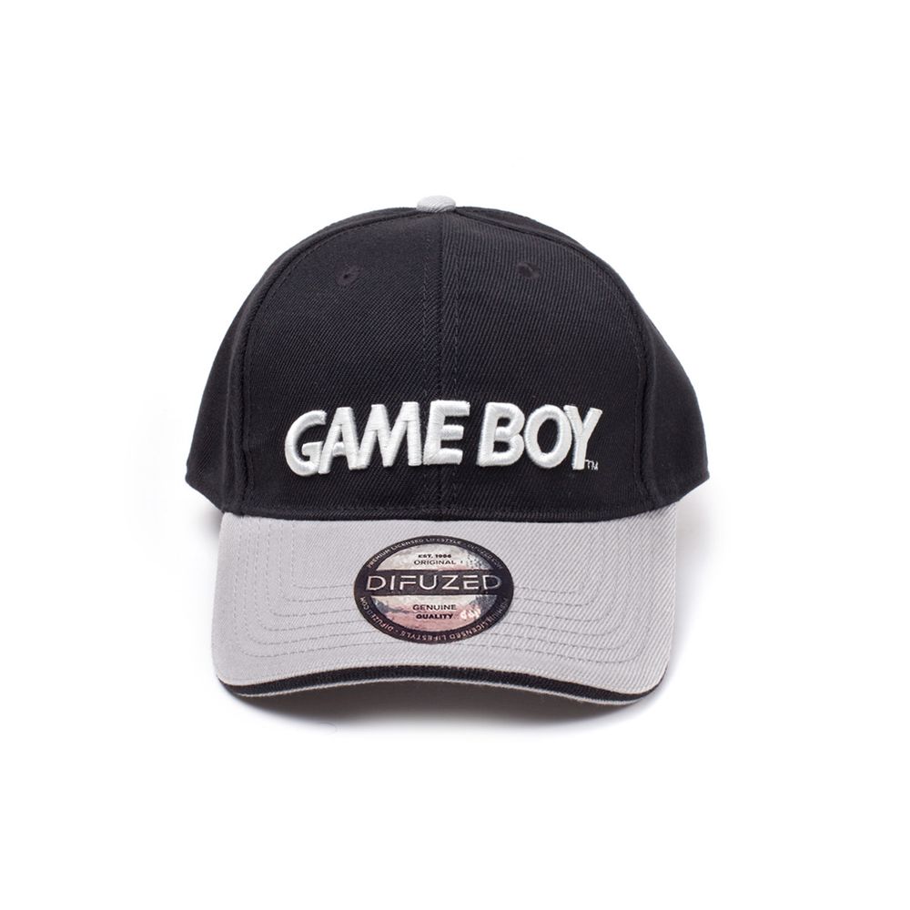 Difuzed Nintendo Black/Grey Gameboy Logo Curved Bill Cap
