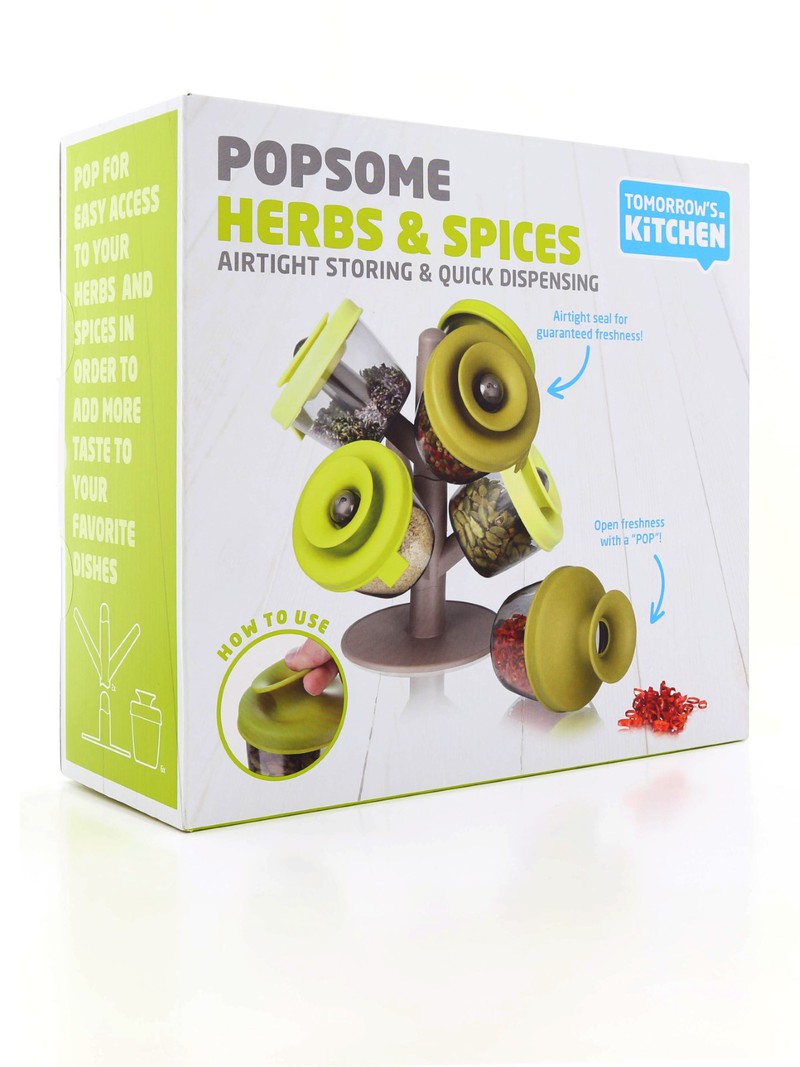 Tomorrow's Kitchen Popsome Herbs & Spices (Set of 6)
