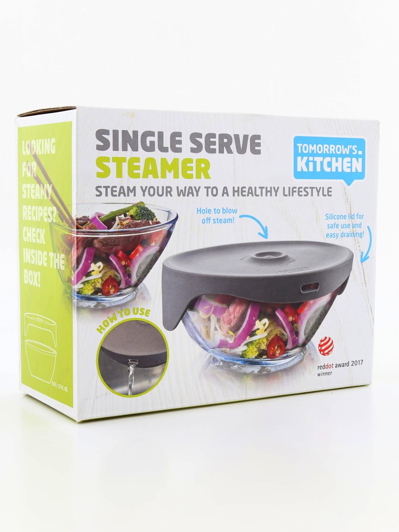 Tomorrow's Kitchen Single Serve Steamer Grey