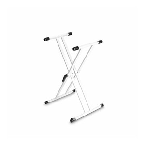Gravity KSX2W Keyboard Stand X-Form White (Double)