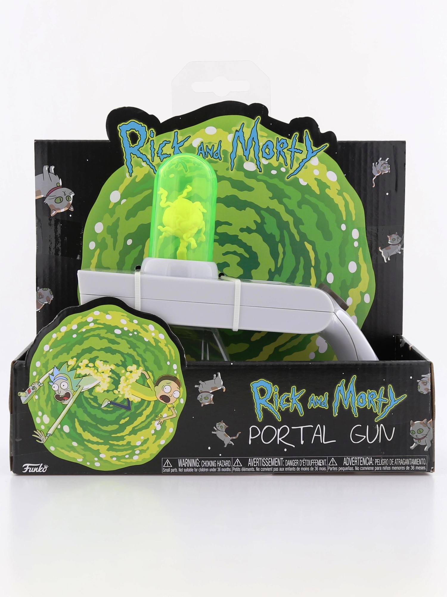 Funko Toy Rick & Morty Lights & Sounds Portal Gun