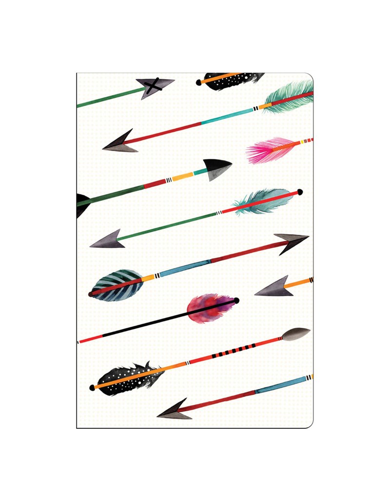Galison Arrows & Feathers Mini Notebook Set