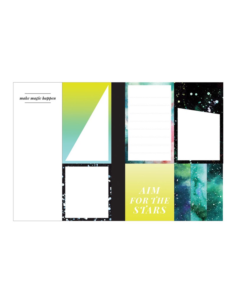 Galison Cosmos Sticky Notes Hardcover Book