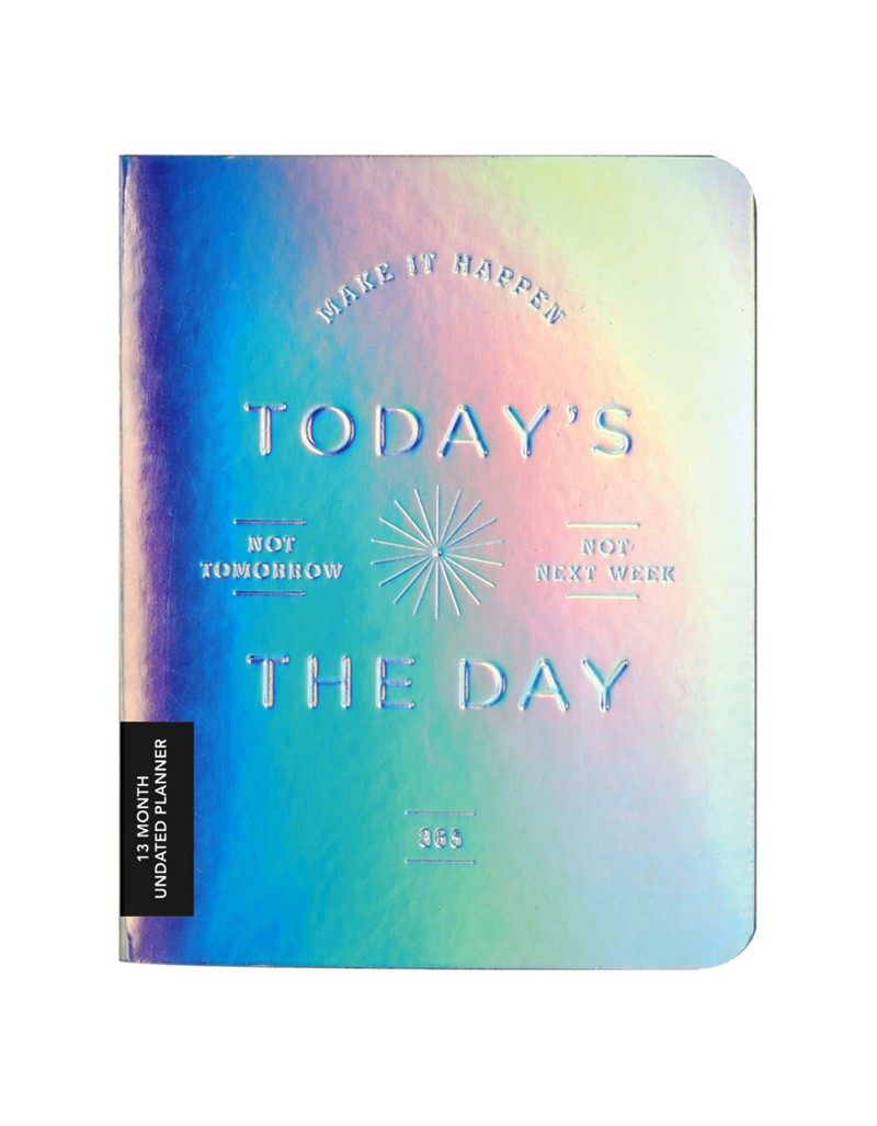 Galison Today's The Day Holographic Luxe Pocket Planner