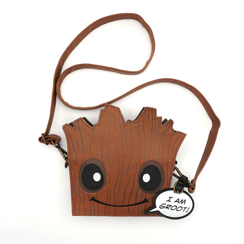 Loungefly Marvel Guardians of the Galaxy Groot Face X-Body Bag
