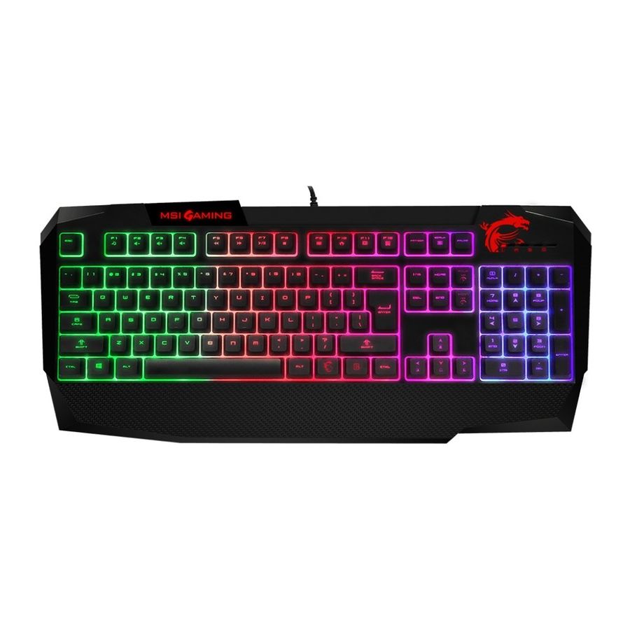 MSI Vigor GK40 Black Gaming Keyboard (US)