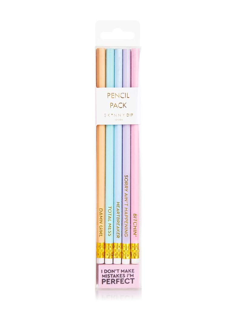Skinny Dip Pastel Glitter Pencil Pack