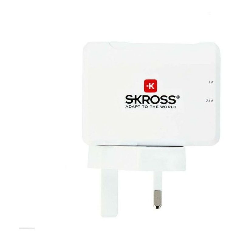 Skross 3.4A Uk 2 Port USB Charger