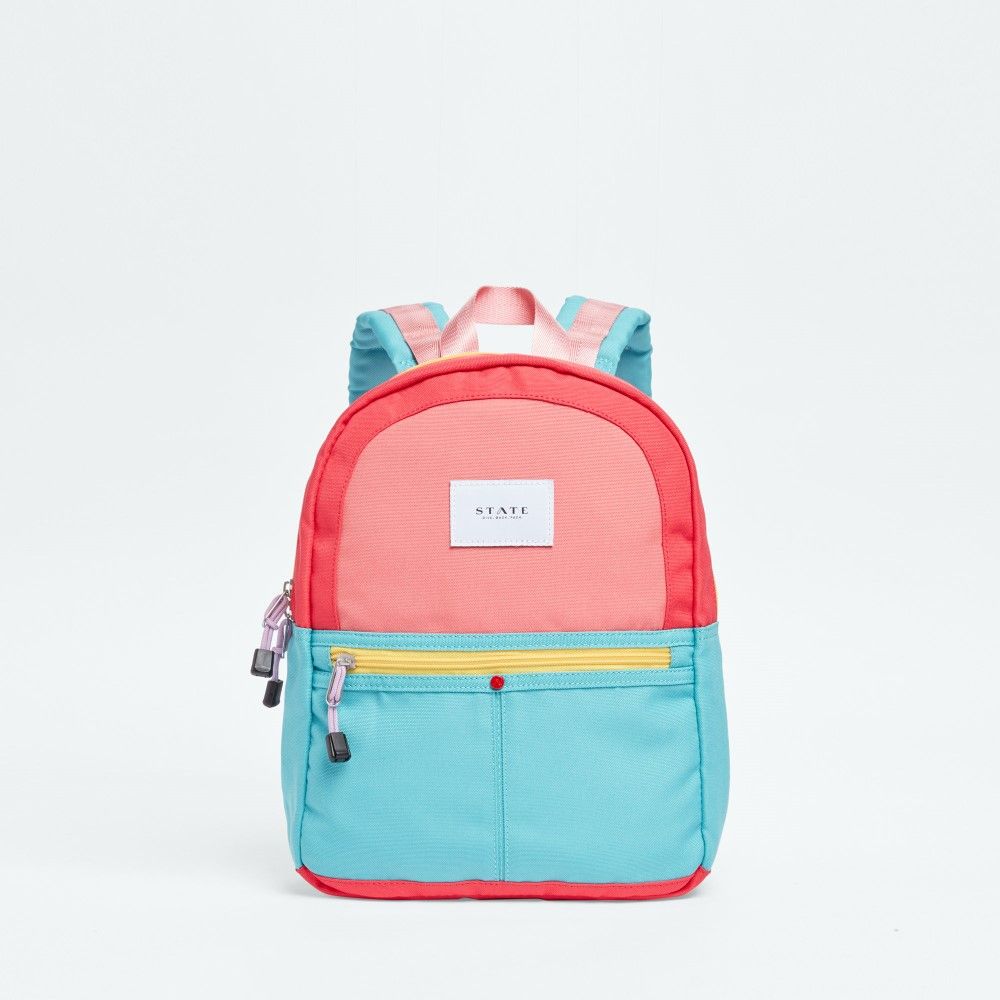 State Bags Mini Kane Pink/Mint Backpack