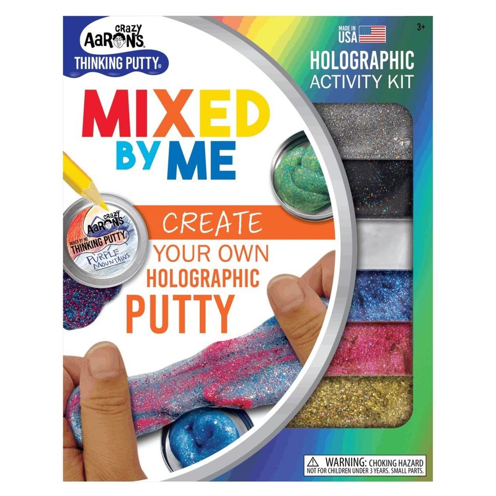 Crazy Aaron's Holographic Mixed By Me Kit Thinking Putty