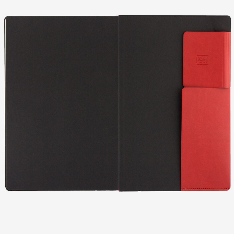 Legami Large Lined Red My Notebook