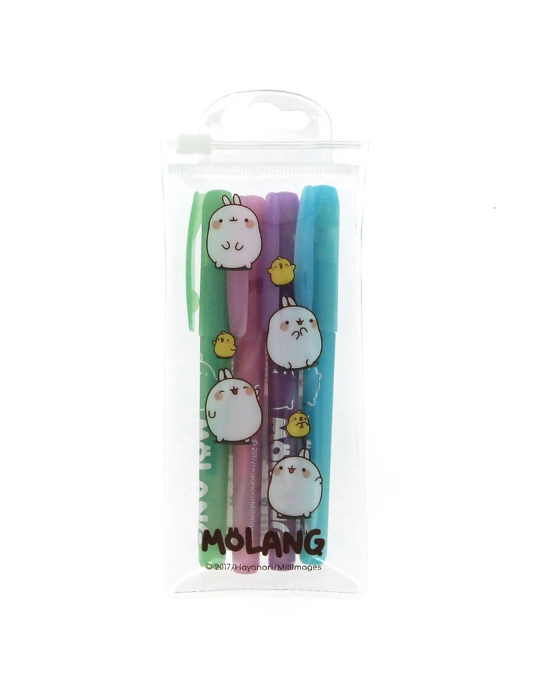 Blueprint Collections Molang Gel Pens (Set of 4)