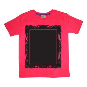 Little Mashers Frame Chalkboard Unisex T-Shirt Red