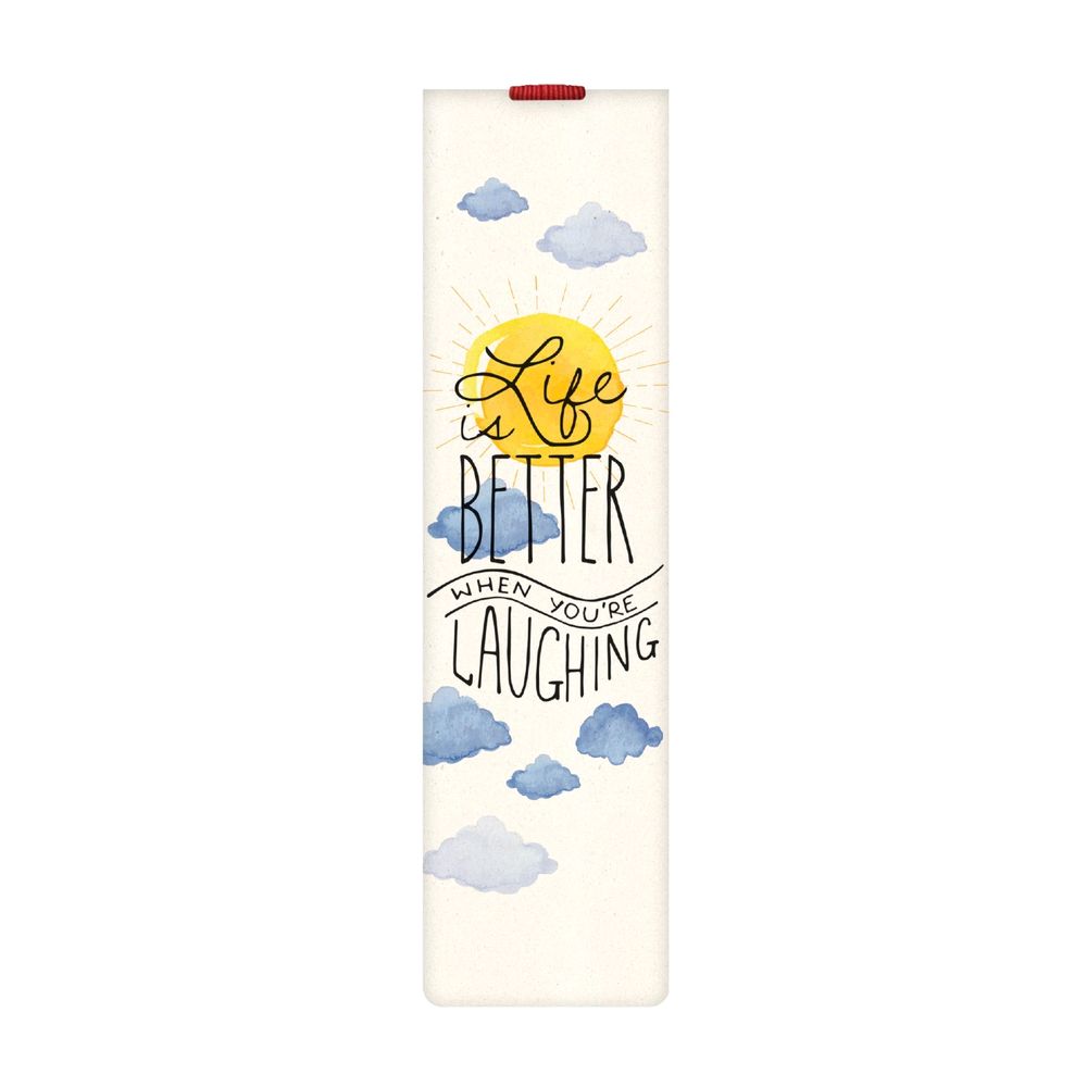 Legami Booklovers Collection Bookmark Life Is Better When You're Laughing