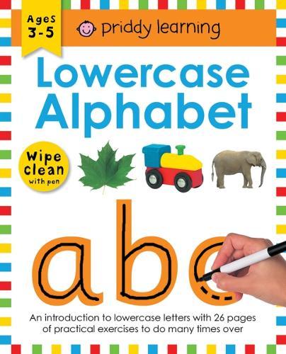 Lowercase Alphabet Wipe Clean Workbooks | Roger Priddy