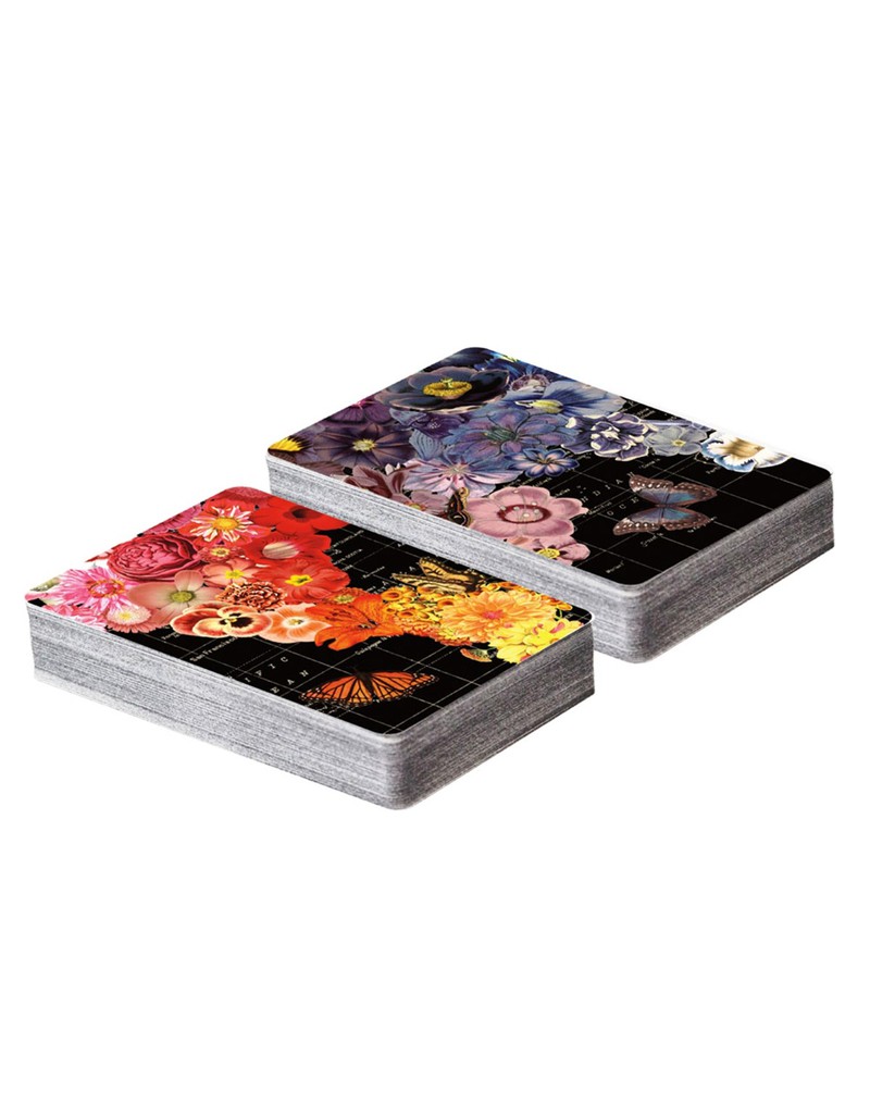 Galison Wendy Gold Full Bloom Playing Cards