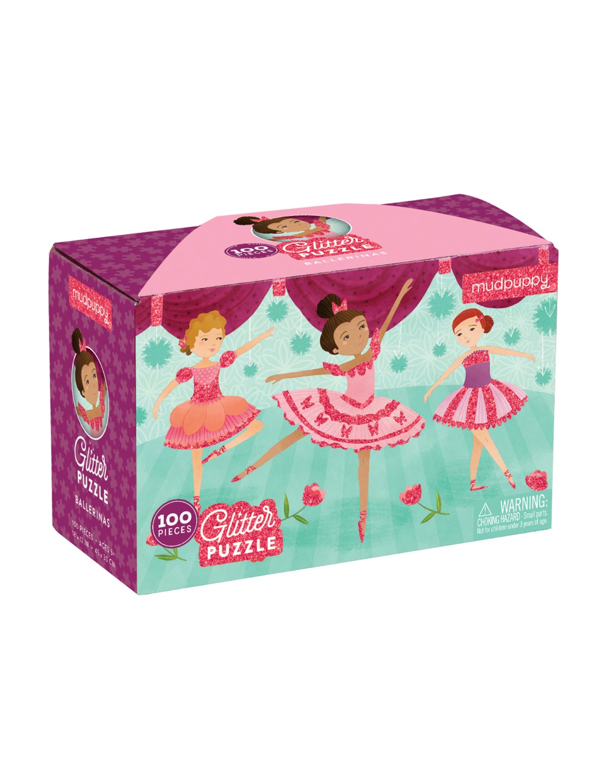Mudpuppy Ballerinas Glitter Puzzle