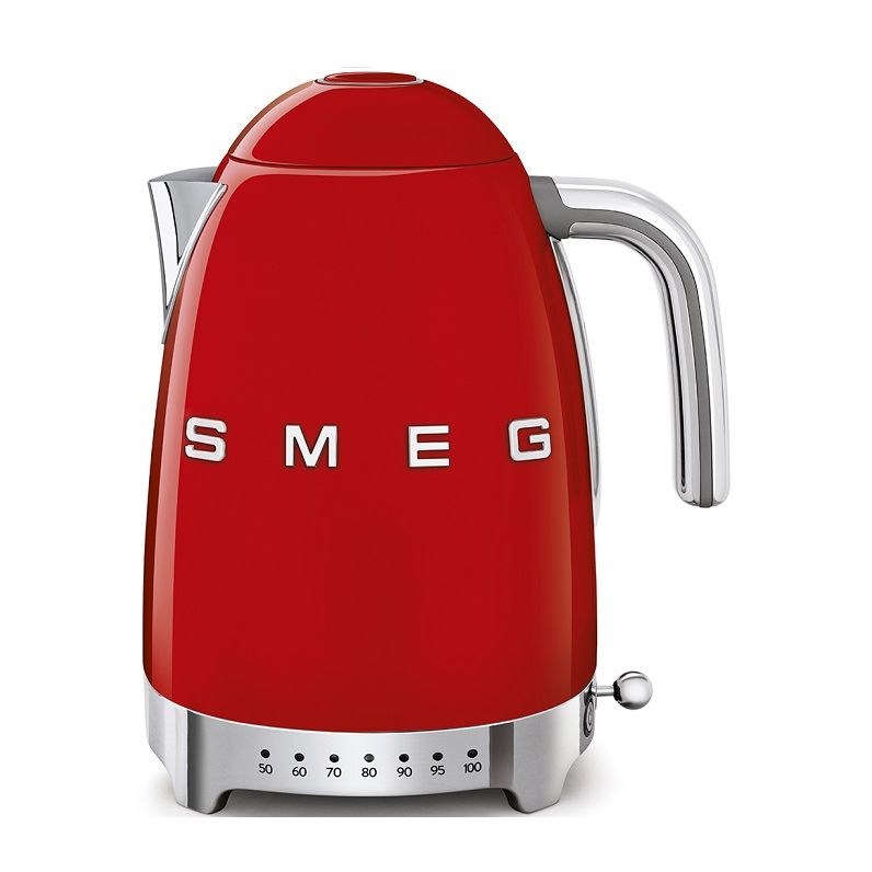 SMEG Variable Temperature Electric Kettle 1.7 Liters - Red