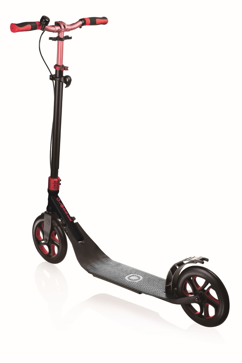 Globber One NL 230 Ultimate Titanium/Ruby Red Foldable Scooter