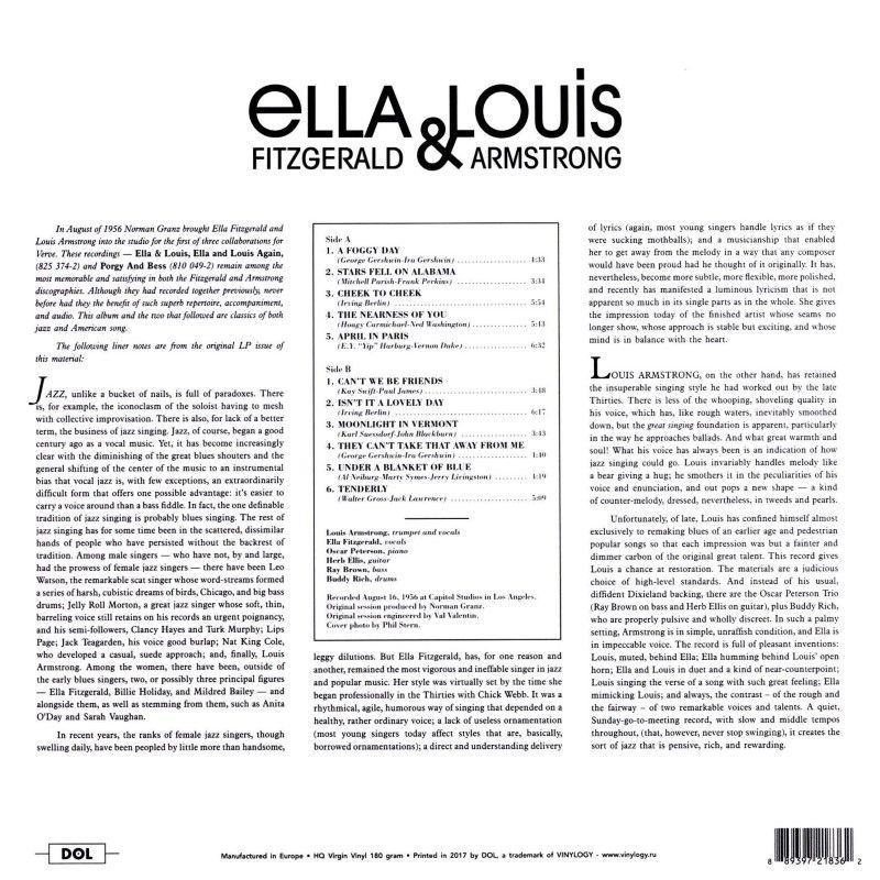 Ella & Louis | Ella Fitzgerald