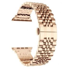 Devia Stainless Steel Link Watch Band 42/44mm Rose Gold