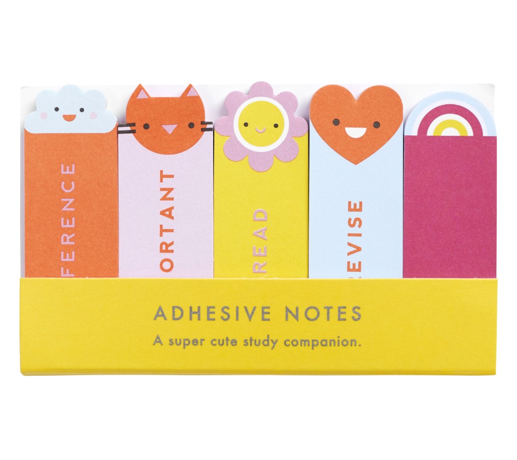 kikki.K Study Adhesive Notes Cute 2019 (5 Pack)