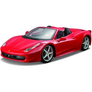 Bburago Ferrari 458 Spider Race And Play Collection Die-Cast Model 1.24 Scale (Without Stand)