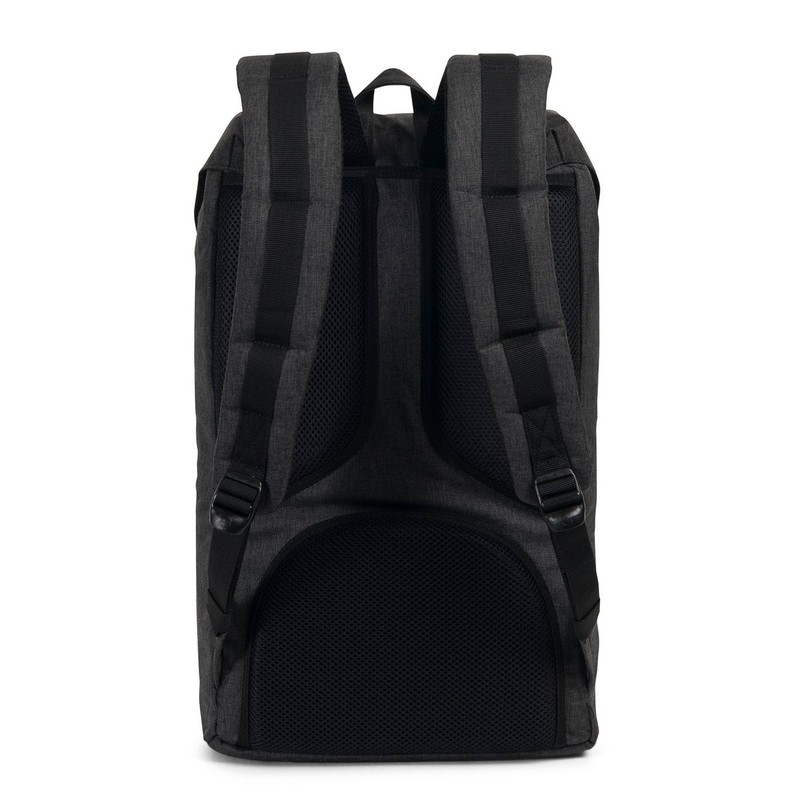 Herschel Little America Black Crosshatch/Black Rubber Backpack