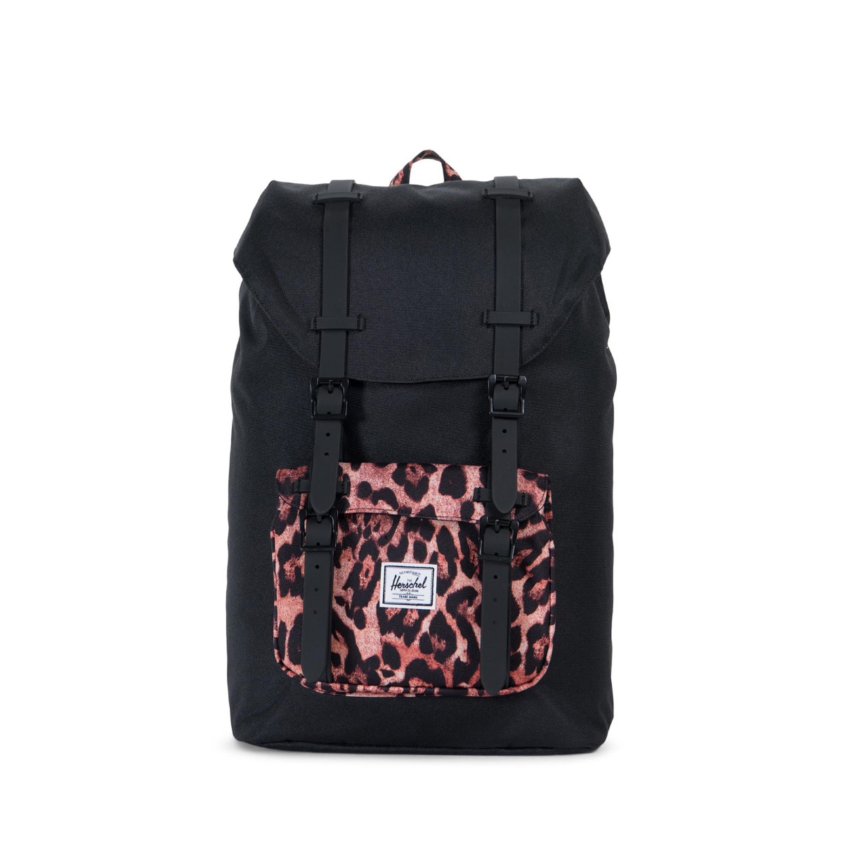 Herschel Little America Black/Desert Cheetah Backpack