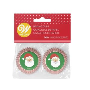Wilton Xmas Santa Claus Mini Baking Cups (100 Pack)
