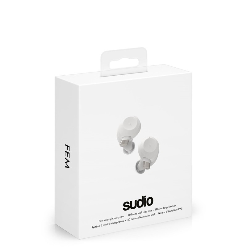 Sudio Fem True Wireless In-Ear Earphones White