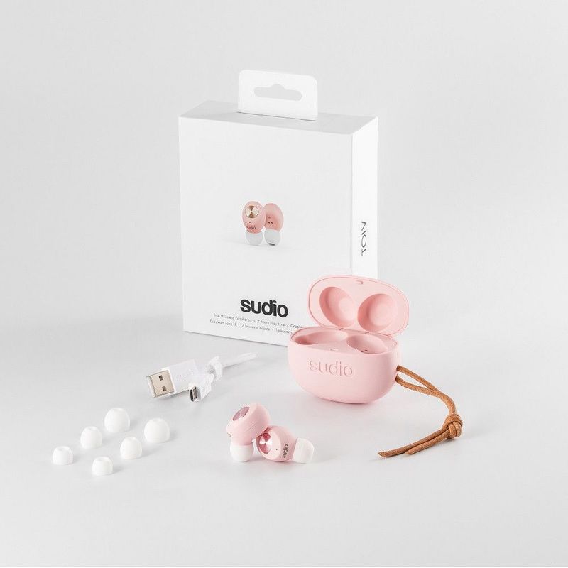 Sudio Tolv True Wireless Earbuds Pink