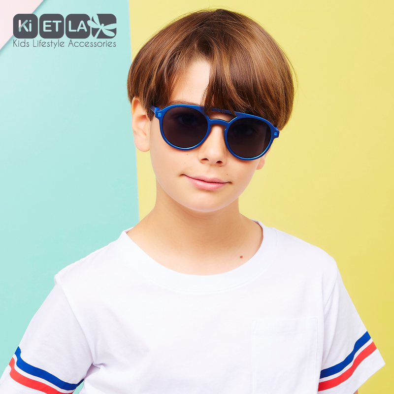 Ki Et La Pi6Sunblue Blue Kids Sunglasses 10-12 Years
