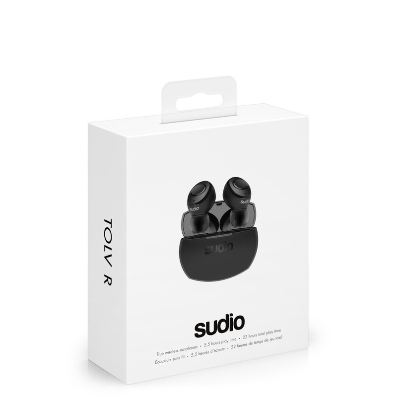 Sudio Tolv R True Wireless Earbuds Black