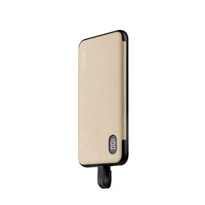 Energea Alu 8000mAh Gold Power Bank with Lightning Cable