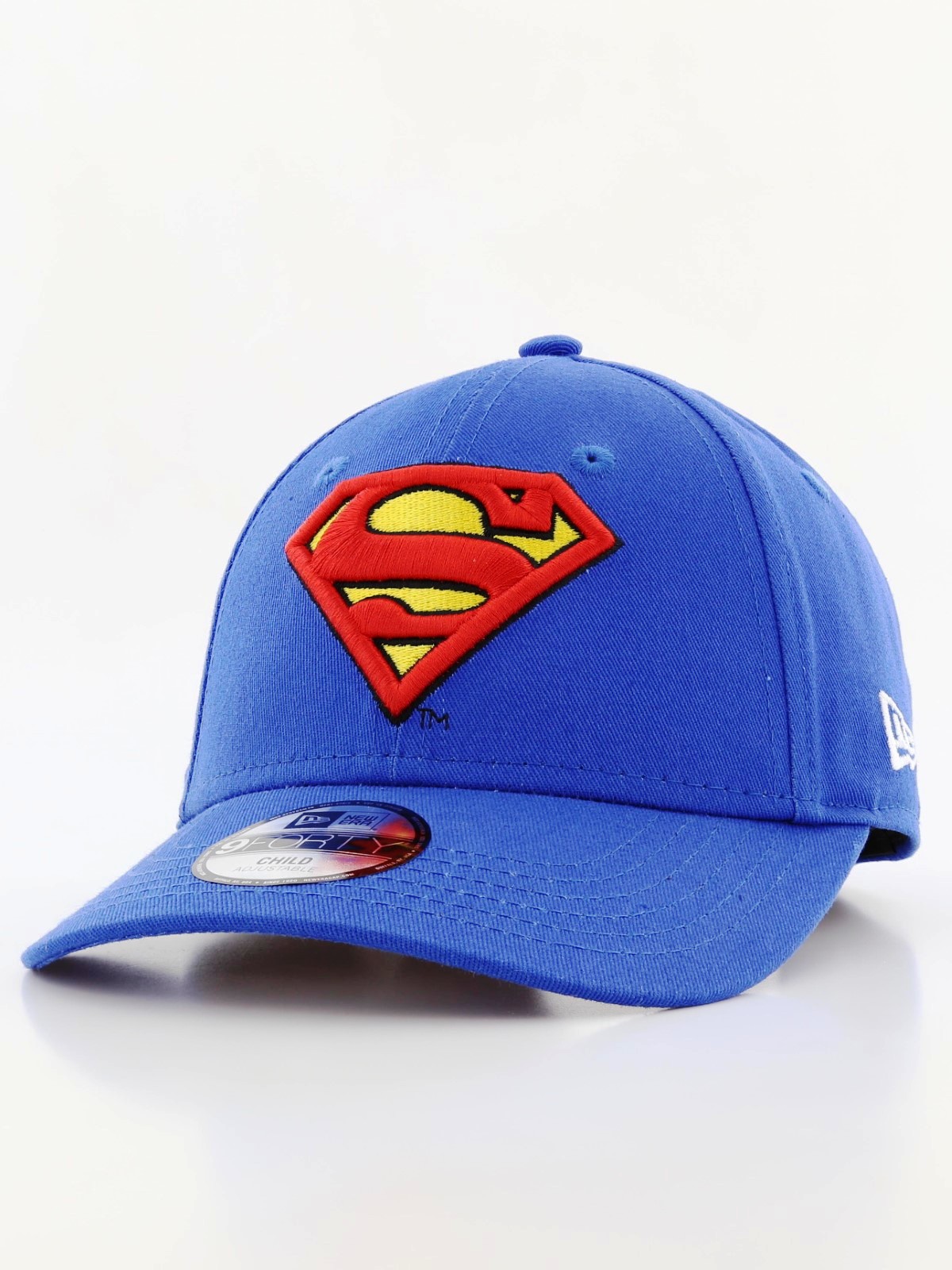 New Era Essential Superman Youth Boys Cap Blue