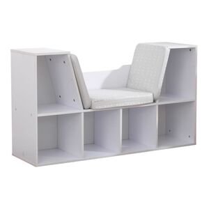 Kidkraft Bookcase with Reading Nook White